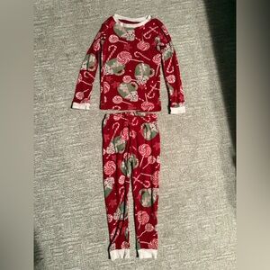 Festive Christmas Burt’s Bees Red Pajamas